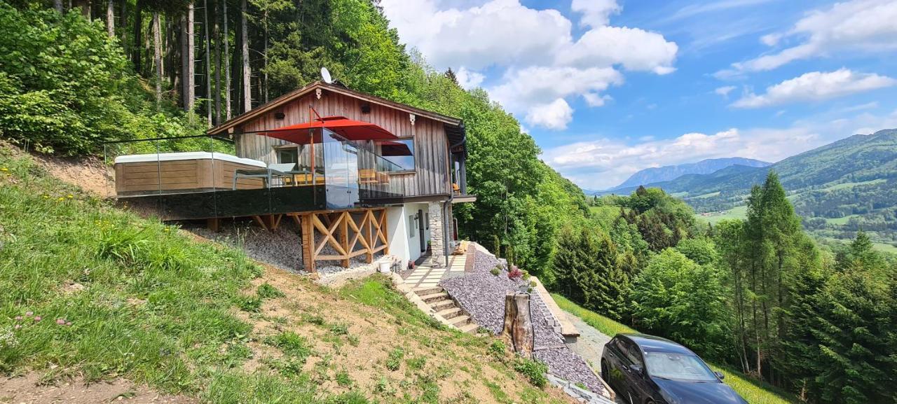 Ruhige Bergvilla In Alleinlage Am Mondsee Mit Seeblick Bergblick Und Whirlpool Innerschwand Екстериор снимка