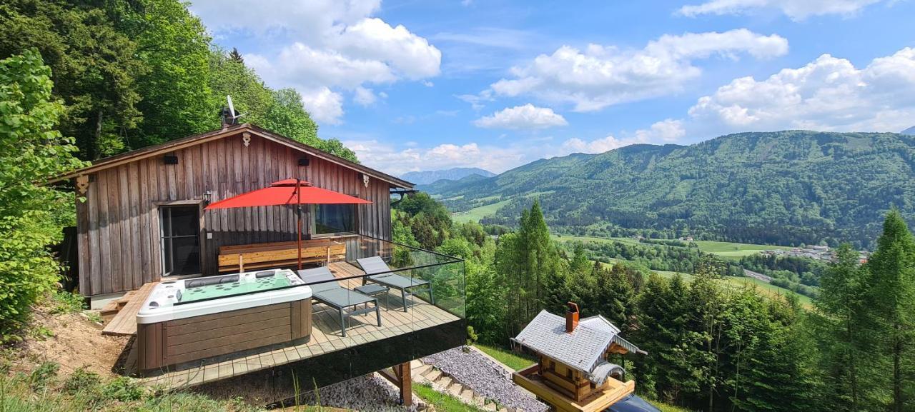 Ruhige Bergvilla In Alleinlage Am Mondsee Mit Seeblick Bergblick Und Whirlpool Innerschwand Екстериор снимка